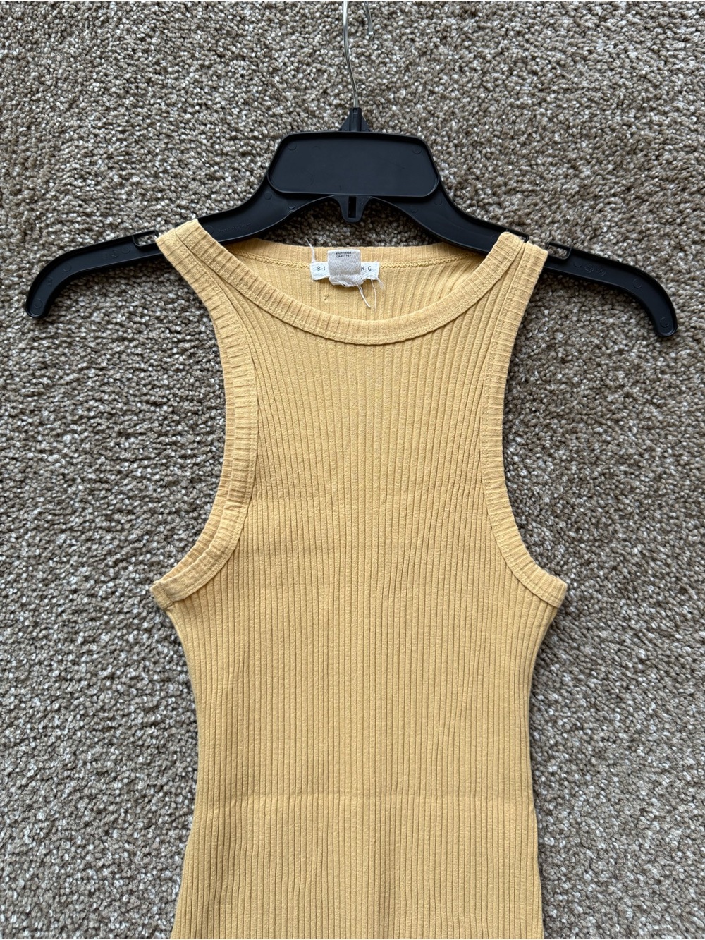 BILLABONG Ribbed Tank Dress — Yellow - Picture 3 of 7